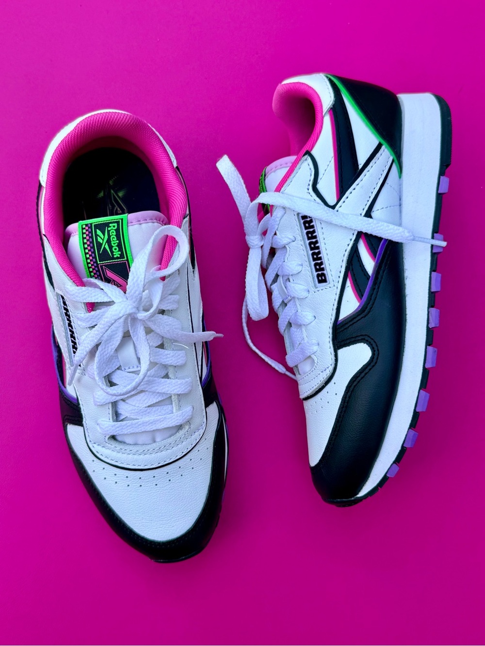 Reebok x Anuel AA Classic Leather Soy Leyenda Sneaker Pristine Size 7 Women 5.5Y